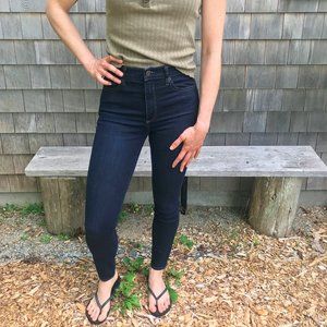 Gap Dark Wash 26 R True Skinny Super high rise